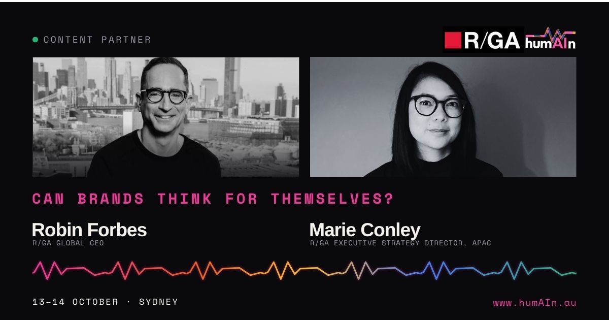 R/GA's global boss joins humAIn 2026, Sydney's independent AI conference, this October